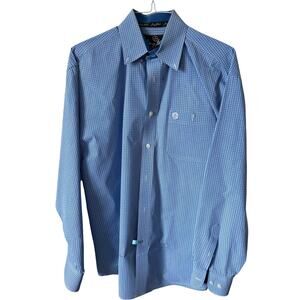 Men’s Blue George Strait Western Shirt L